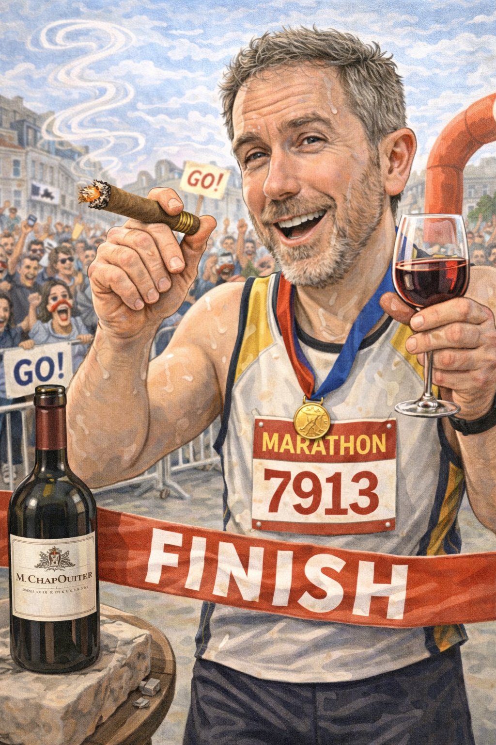 Chapou, Le Marathonien