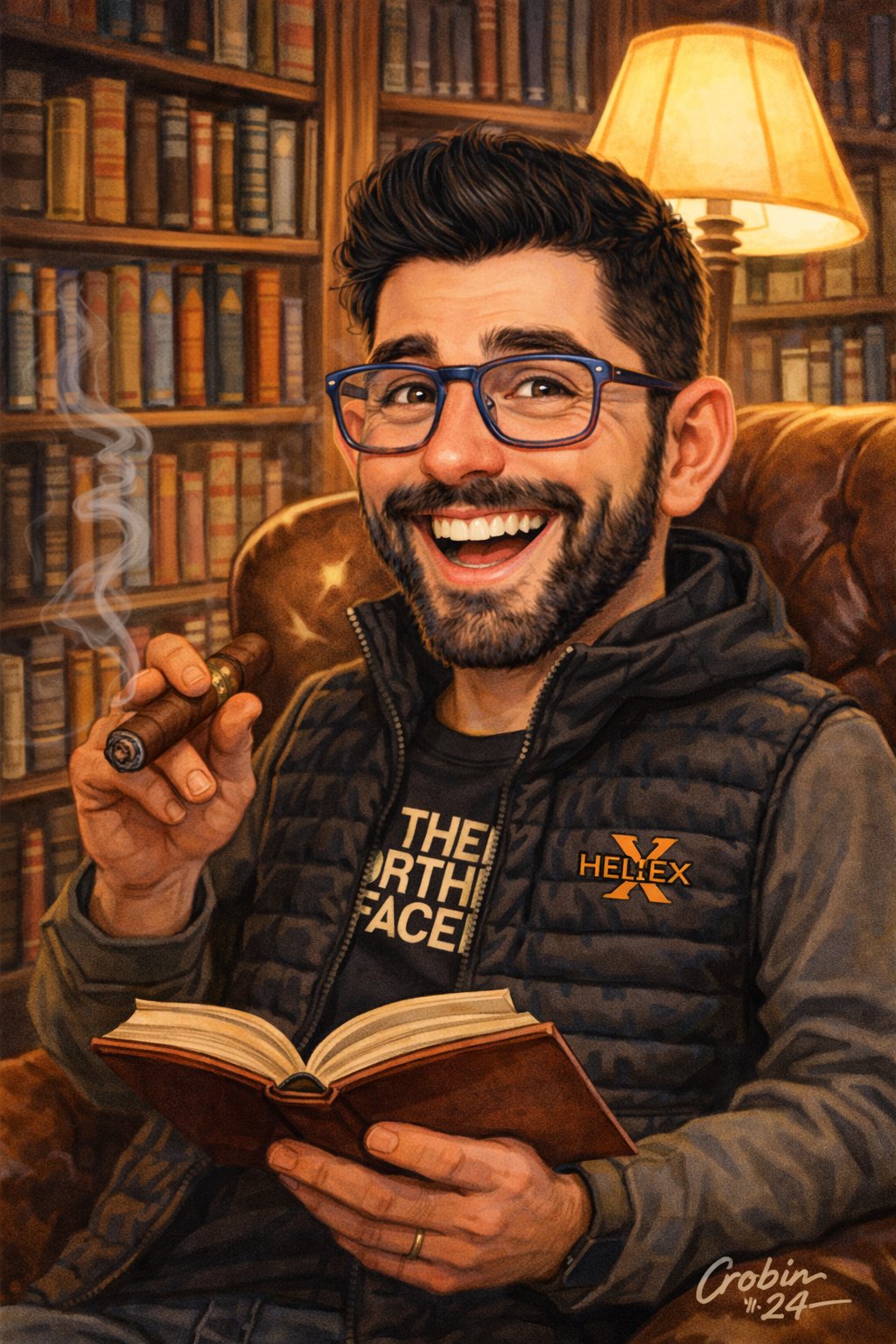 Téo, Le Bibliophile